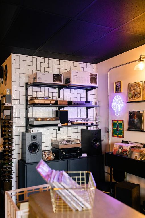 The Late-Night Record Shop, Trail, British Columbia, Canada