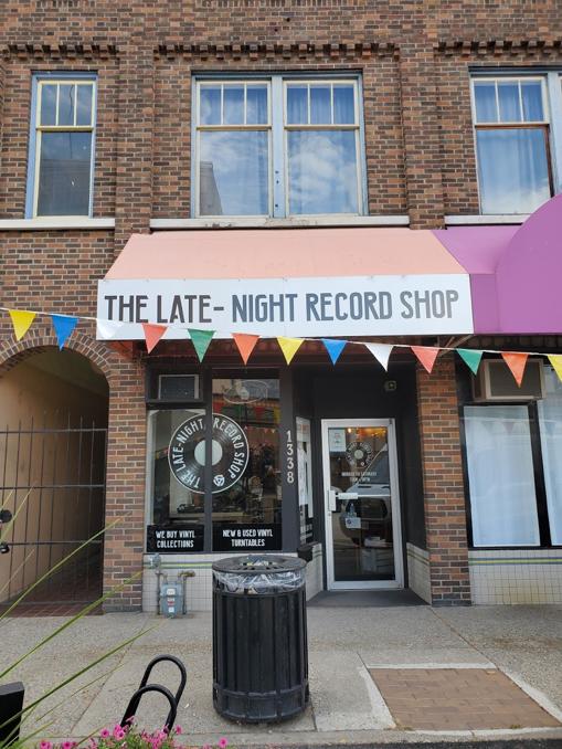 The Late-Night Record Shop, Trail, British Columbia, Canada